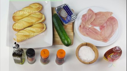 Comment faire un sandwich au poulet et à la courgette