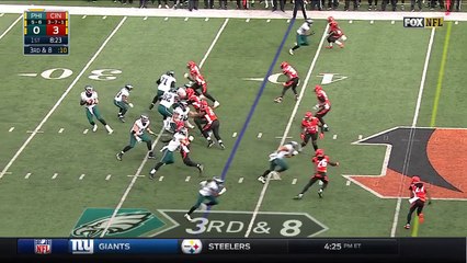 2016 - Carson Wentz scrambles for 10 yards on third down