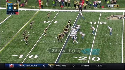 2016 - Matthew Stafford nearly picked off by Sterling Moore