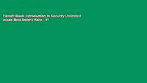 Favorit Book  Introduction to Security Unlimited acces Best Sellers Rank : #1