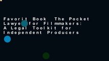 Favorit Book  The Pocket Lawyer for Filmmakers: A Legal Toolkit for Independent Producers