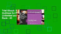 Trial Ebook  Emanuel Law Outlines for Family Law Unlimited acces Best Sellers Rank : #5