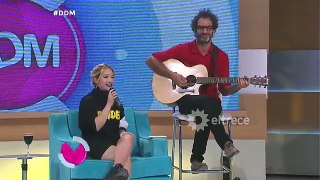 Ángela Torres presentó su nueva canción en DDM