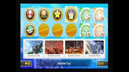 First Rainbow Road - Mario Kart 8 - part 5 - 50cc Crown Cup
