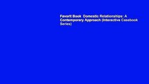 Favorit Book  Domestic Relationships: A Contemporary Approach (Interactive Casebook Series)