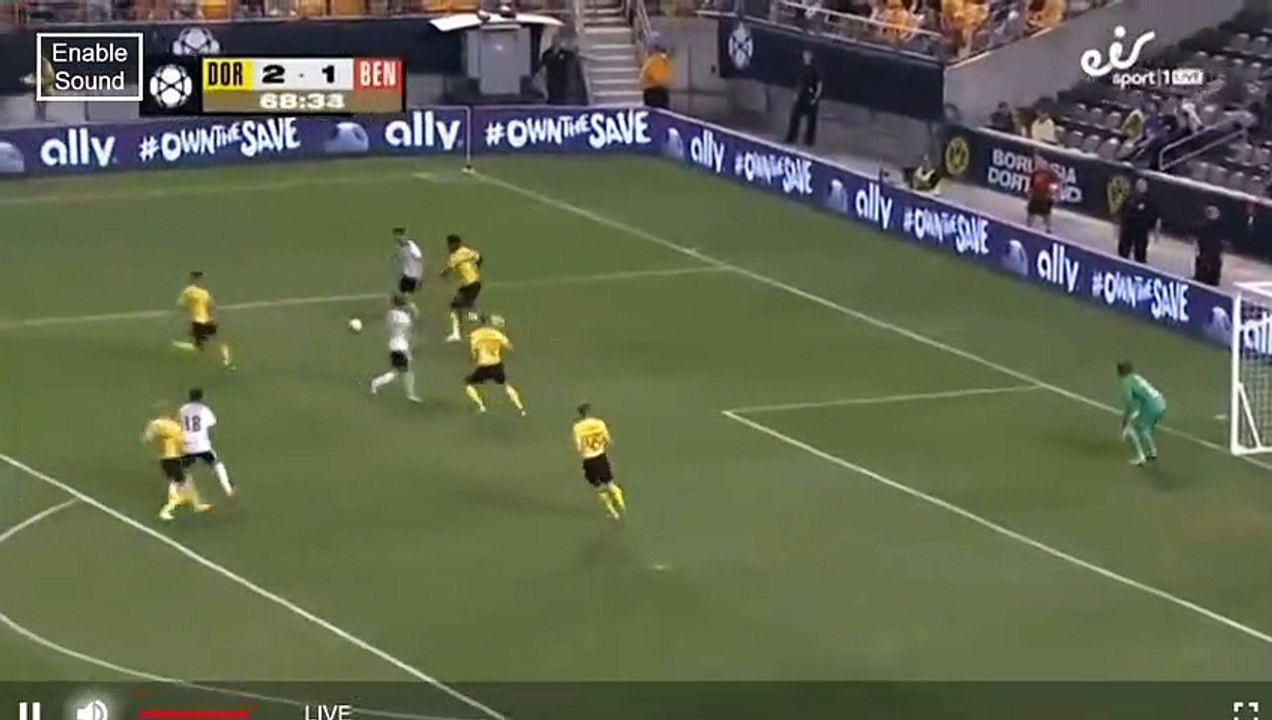 Alfa Semedo Goal HD - Dortmund 2-2 Benfica 26.07.2018