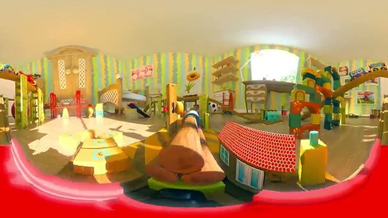 360 Video Roller Coaster VR HD Gummy Bear Candy Coaster Animated Train ride 360 video for