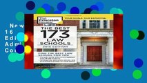 New Releases Best 169 Law Schools: 2016 Edition (Graduate School Admissions Guides) Complete