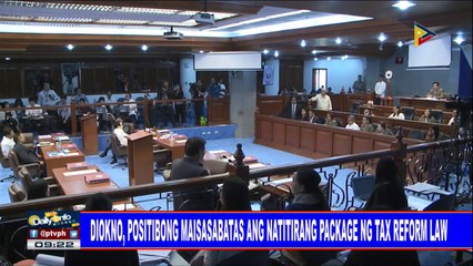 Diokno, positibong maisasabatas ang natitirang package ng tax reform law
