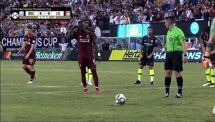 Sadio Mane Penalty Goal HD - Manchester City 1-2 Liverpool 26.07.2018