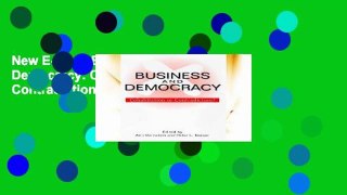 New E-Book Business and Democracy: Cohabitation or Contradiction? For Kindle