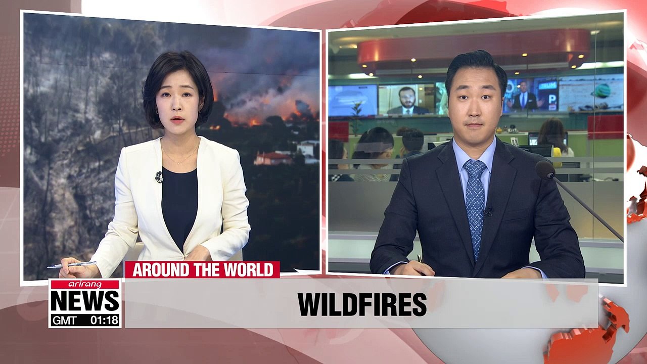 Wildfires spread in Greece, U.S. amid heat wave