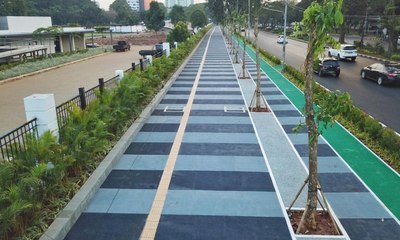 Yuk Lihat Wajah Baru Trotoar Jakarta