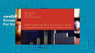 viewEbooks & AudioEbooks Managerial Economics and Organizational Architecture For Kindle