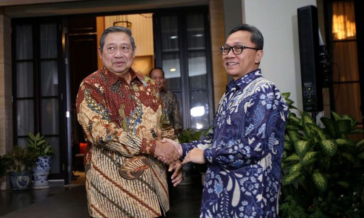 Ketum Demokrat SBY Bertemu Ketum PAN Zulkifli Hasan
