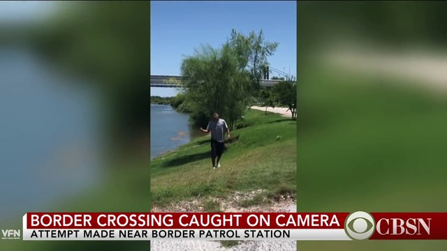 CBS Reporter Wants a Wall After Witnessing Illegals Crossing and Intimidating Him 'We were scared'-gcnNRncS4B8