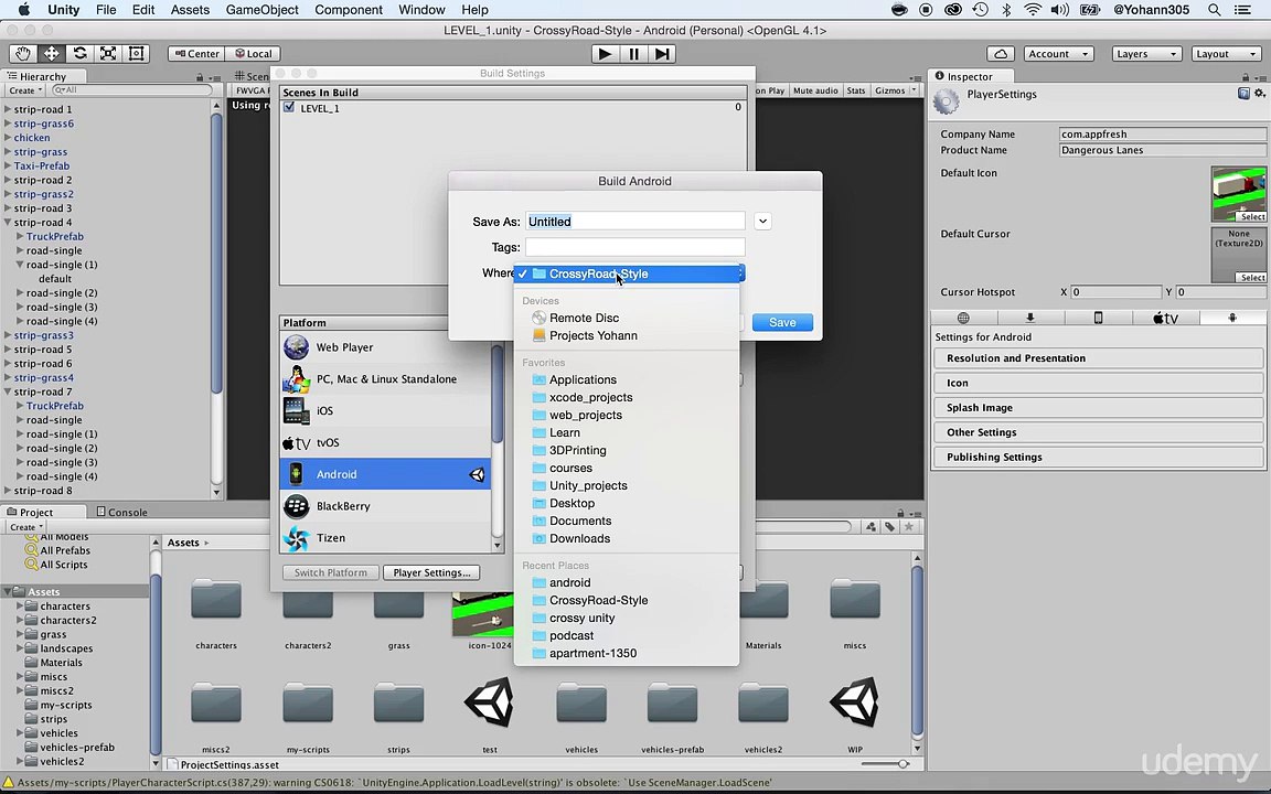Part 58 Creating the APK file