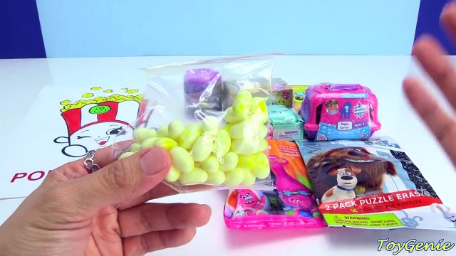 Shopkins Poppy Corn Crayola Coloring Page with Happy Places Lip Balms and Surprises