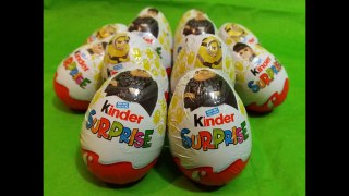 Despicable Me Kinder eggs new Twelve Minion kinder surprise eggs!