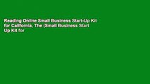 Reading Online Small Business Start-Up Kit for California, The (Small Business Start Up Kit for