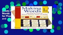 [book] New Cunningham: Making Words: 100 Hands-on Lessons for Phonemic Awareness, Phonics and