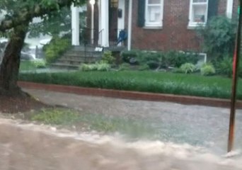 Streets Flooded in Washington After Heavy Storm