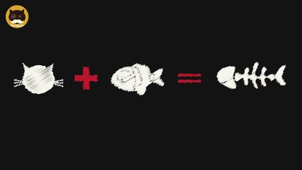 GAMES FOR CATS Catching Fishbones! VIDEO FOR CATS TO WATCH.