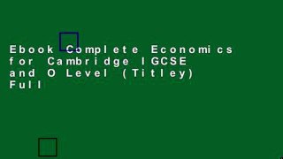 Ebook Complete Economics for Cambridge IGCSE and O Level (Titley) Full