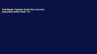Trial Ebook  Freedom Under God Unlimited acces Best Sellers Rank : #5