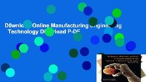 D0wnload Online Manufacturing Engineering   Technology D0nwload P-DF