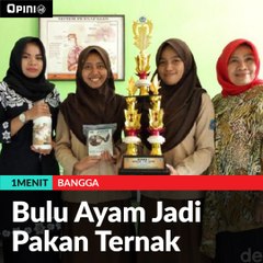 #1MENIT | Bulu Ayam Jadi Pakan