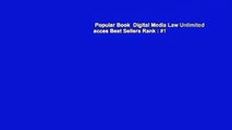 Popular Book  Digital Media Law Unlimited acces Best Sellers Rank : #1