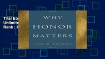 Trial Ebook  Why Honor Matters Unlimited acces Best Sellers Rank : #3
