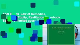 Trial Ebook  Law of Remedies, Damages, Equity, Restitution (Hornbook Series) Unlimited acces Best