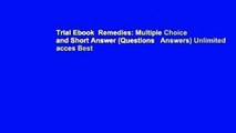 Trial Ebook  Remedies: Multiple Choice and Short Answer (Questions   Answers) Unlimited acces Best