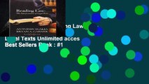 EBOOK Reader Reading Law: The Interpretation of Legal Texts Unlimited acces Best Sellers Rank : #1