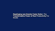 Readinging new Smarter Faster Better: The Transformative Power of Real Productivity For Kindle