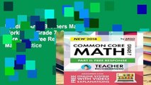 Reading Argo Brothers Math Workbook, Grade 7: Common Core Math Free Response, Daily Math Practice