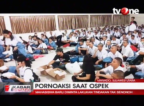 Pornoaksi saat Ospek Viral di Media Sosial
