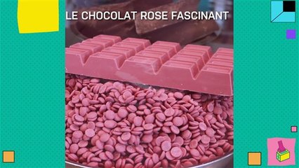 Le chocolat rose existe et c'est magique !