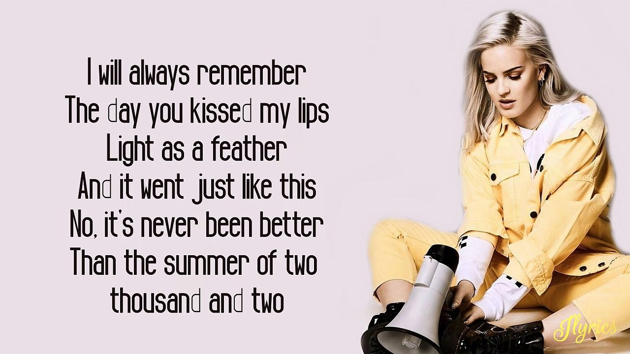 Ed Sheeran ft. Anne Marie - 2002 (lyrics)