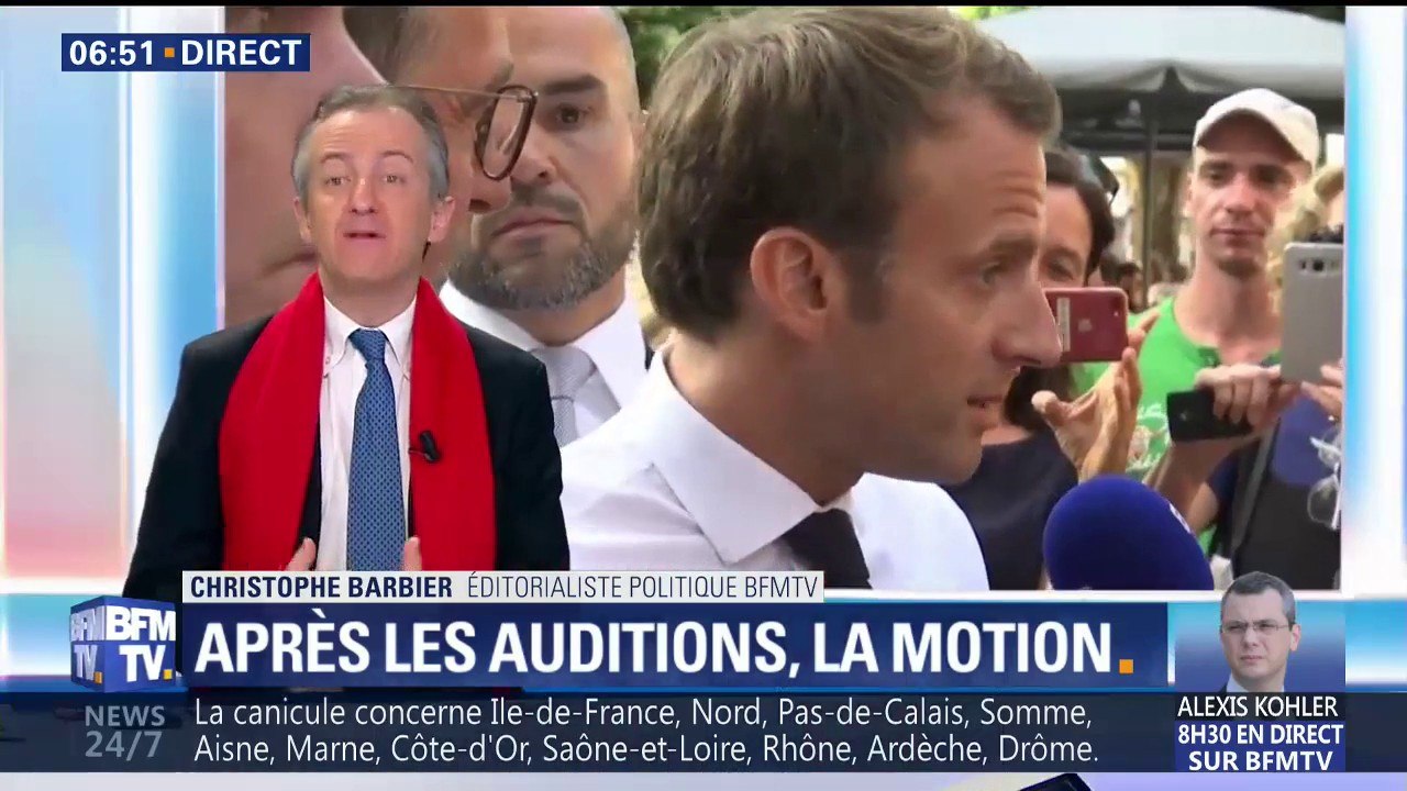 EDITO - Affaire Benalla: Emmanuel Macron "ne veut pas jeter le bébé avec l'eau du bain"