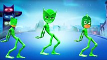 Learn Colors PJ Masks #55 Funny Dance Catboy Owlette Gekko Coloring - Edu Kids Song Nursery Rhymes