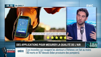La chronique de Raphaël Grably : Des applications pour mesurer la qualité de l'air - 26/07