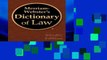 Reading books Merriam-Webster s Dictionary of Law For Kindle