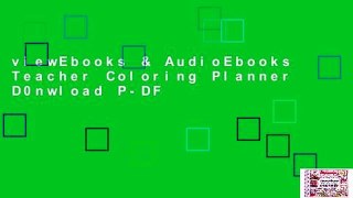 viewEbooks & AudioEbooks Teacher Coloring Planner D0nwload P-DF