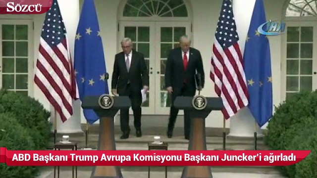 ABD Başkanı Trump Avrupa Komisyonu Başkanı Juncker’i ağırladı