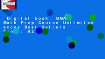 Digital book  GMAT Math Prep Course Unlimited acces Best Sellers Rank : #2