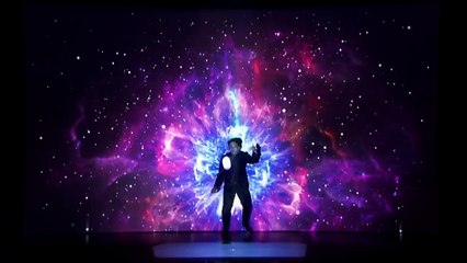 Mochi- Fantastic Diabolo Performer Interacts With Cool Projection - America's Got Talent 2018