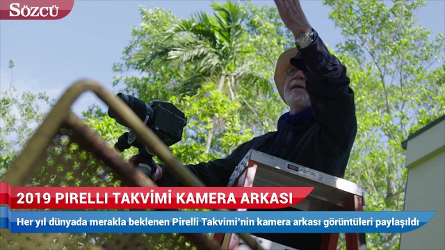 2019 Pirelli takvimi kamera arkası